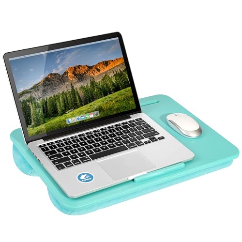 LAPGEAR Original Lap Desk – Fits Up to 17” Laptops – Aqua Sky – Style No. 45159 - Image 1