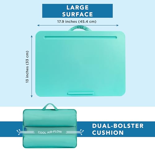 LAPGEAR Original Lap Desk – Fits Up to 17” Laptops – Aqua Sky – Style No. 45159 - Image 5