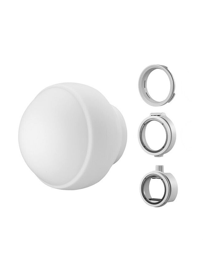Godox ML-CD15 Diffusion Dome Kit Flash Diffuser with 3 Adapters, Compatible for Godox V1 AD100Pro Round Head Flash, Godox Mount Lights ML60 AD300Pro AD400Pro, TT685II V860III TT600 V860II - Image 1