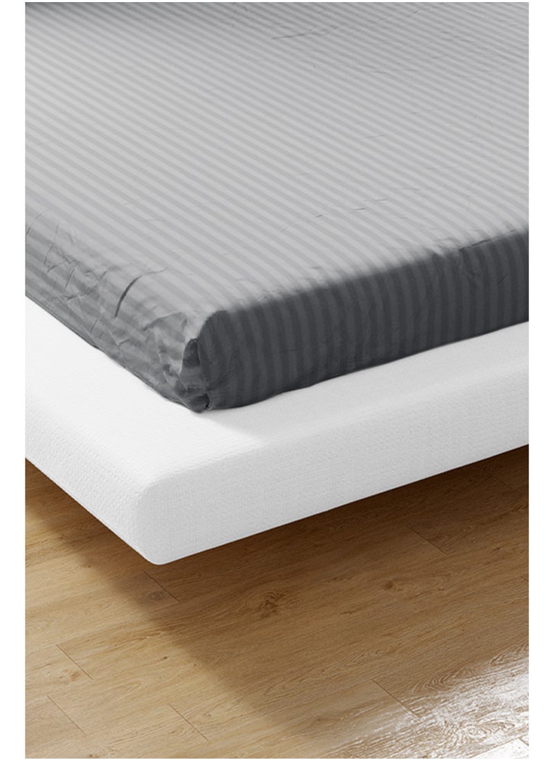 Double Striped Fitted Sheet with 2 Pillow Case 160 x 200 Cm Grey - pzsku/ZBCFB65767B5129F01C96Z/45/_/1719986030/04f16927-452d-42ab-8ed1-e59ef1d01c75