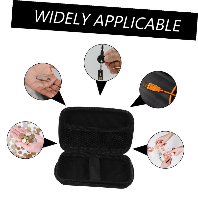 Yarnow 2pcs Canvas Microphone Case Bag EVA Shockproof Storage Compact for Travel - Image 3