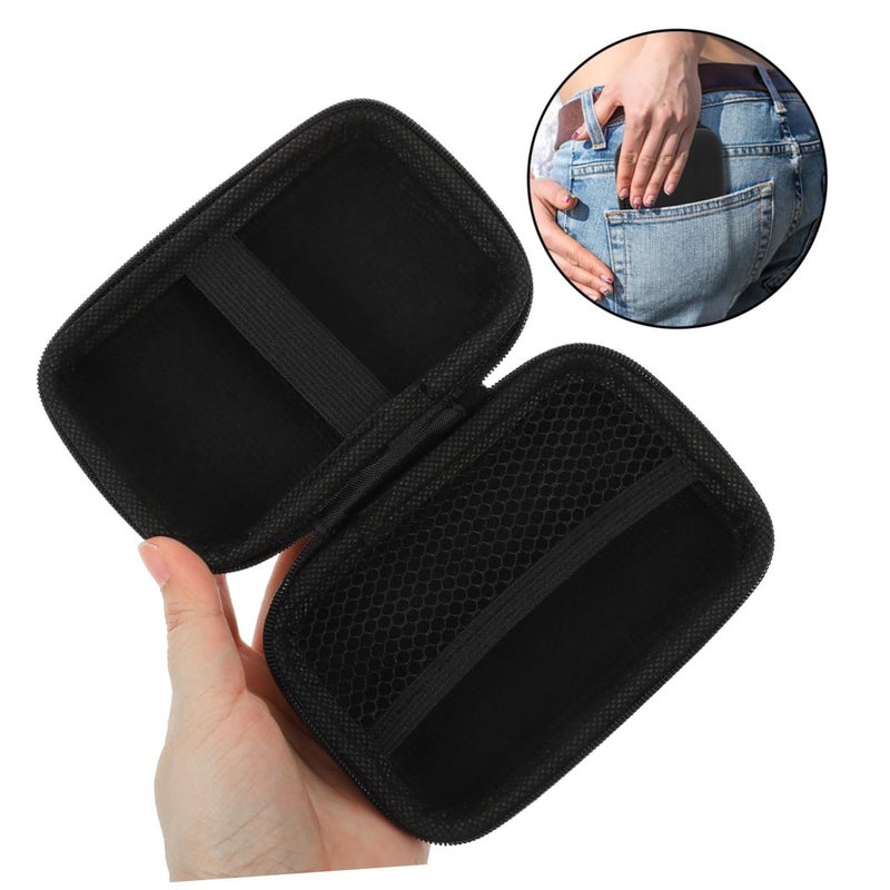 Yarnow 2pcs Canvas Microphone Case Bag EVA Shockproof Storage Compact for Travel - Image 4