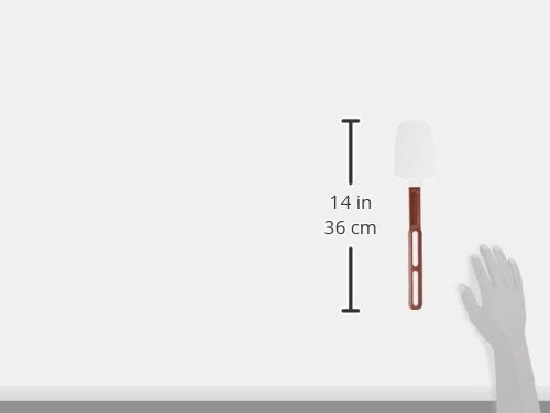 Vollrath 13-1/2" Plastic Softspoon Spatula, White - Image 2