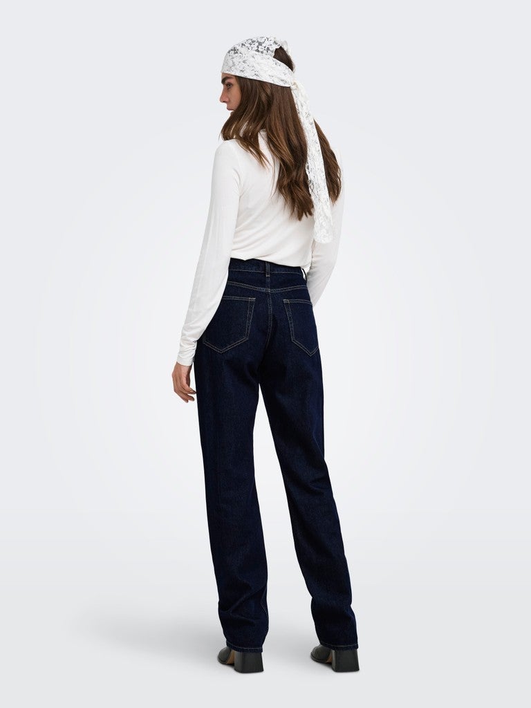 ONLY Casual High Waist Straight Fit Jeans - Image 2