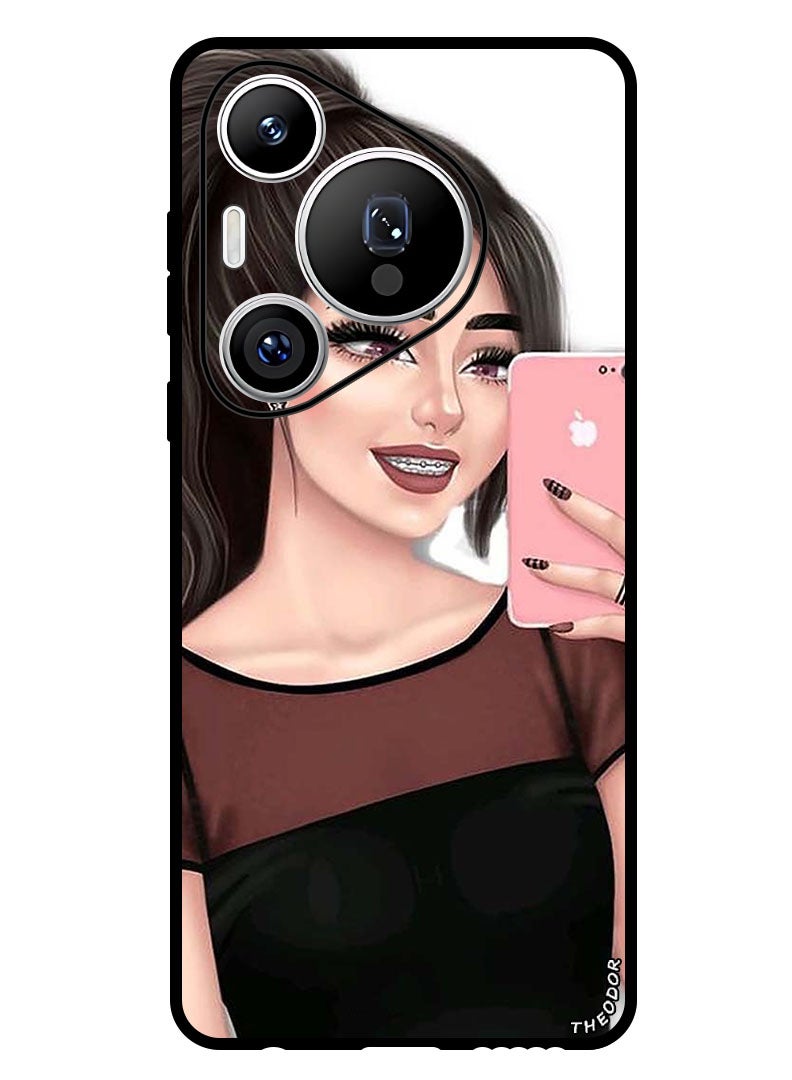 Theodor Protective Case Anti Scratch Shock Proof Bumper Cover For Huawei Pura 70 Pro Making Selfi - Image 1