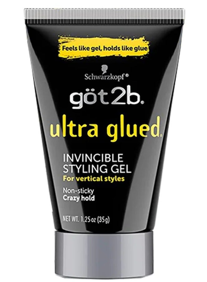 Got2b Ultra Glued Invincible Styling Gel, 1.25 oz - Image 1