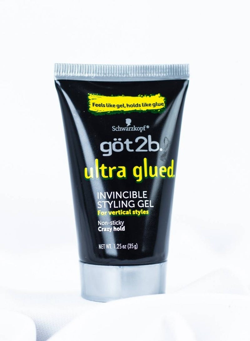 Got2b Ultra Glued Invincible Styling Gel, 1.25 oz - Image 2