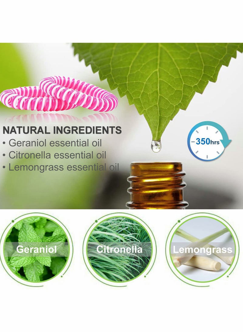 Effective Mosquito Repellent Bracelets and Stickers for Kids and Adults, Lasting Up to 350 Hours, 22 Pieces Total - Image 3