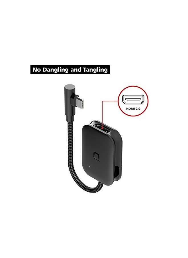 nonda - Usb C To Hdmi Adapter (4K@60Hz), Usb Type-C To Hdmi Adapter [Thunderbolt 3] For Macbook Pro 2017/2016, Macbook Air/Ipad Pro 2016/2015, Samsung Galaxy Note S8, Chromebook Pixel And More - Image 1