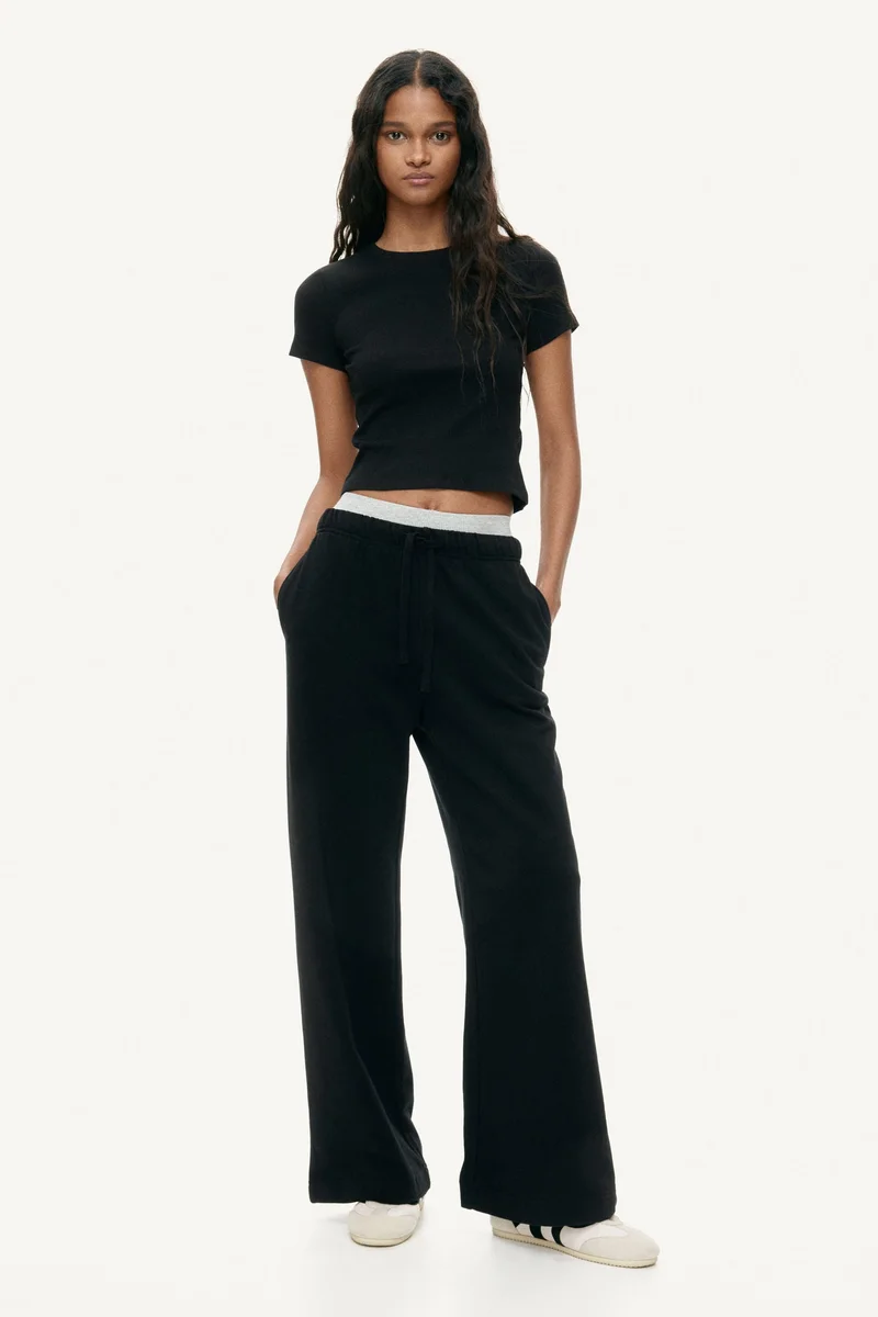 اتش اند ام بنطلون رياضي بساق مستقيمة