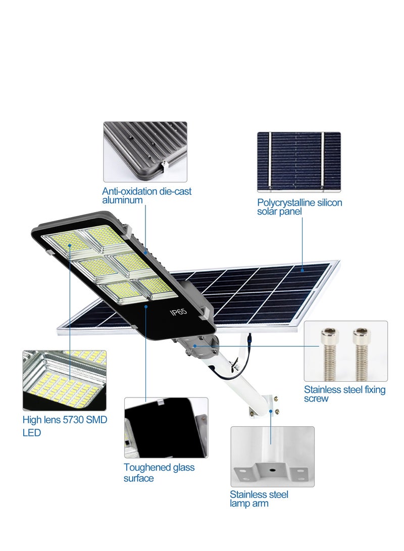 High-efficiency energy-saving solar floodlight, IP65 waterproof, 5730 SMD LED, remote intelligent control, suitable for outdoor lighting - Image 2