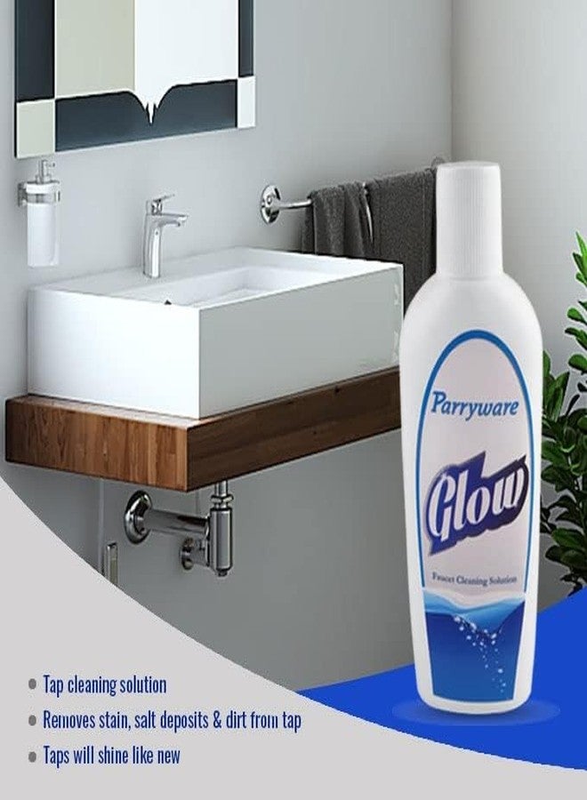 Parryware Glow Faucet Cleaning Solution | Removes Hard Water Stains, Limescale, Soap Scum | Concentrated Tap Cleaning Easy To Use Gives Shine To Dull Taps 200ml (Pack of 2) - Image 4