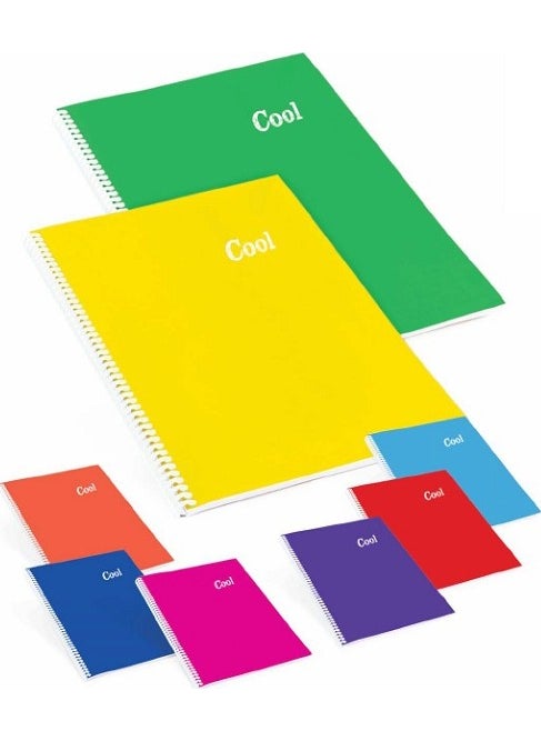 Cool 72 Sheets Unlined Spiral Plastic Cover Notebook - pzsku/ZBCFBF85EC41F81F84B39Z/45/_/1725794532/7ed82d58-28b6-4baa-aaae-05e30accb1db