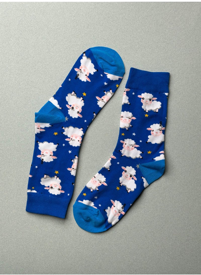 Sheep Socks for Men Women - Comfortable Cotton Blend Socks | Suitable for 35-42 Sizes | Adorable Farmyard Design, Perfect for Animal Lovers - pzsku/ZBCFC239A8F38AA33B09CZ/45/_/1739611708/e4a6d232-6084-44d5-a996-ba64509406f8