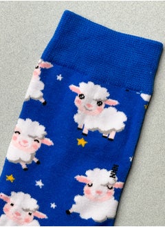 The Socks Hype Sheep Socks for Men Women - Comfortable Cotton Blend Socks | Suitable for 35-42 Sizes | Adorable Farmyard Design, Perfect for Animal Lovers  - Image 3