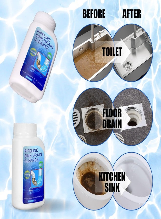 WYH Pipeline Dredging Agent Sink Drain Cleaner - Powerful Quick Cleaning Drain Toilet Cleaner Tool, Unclog Toilet Clog And Kitchen Sink Pipe Unblocker Powder (1pc) - Image 5