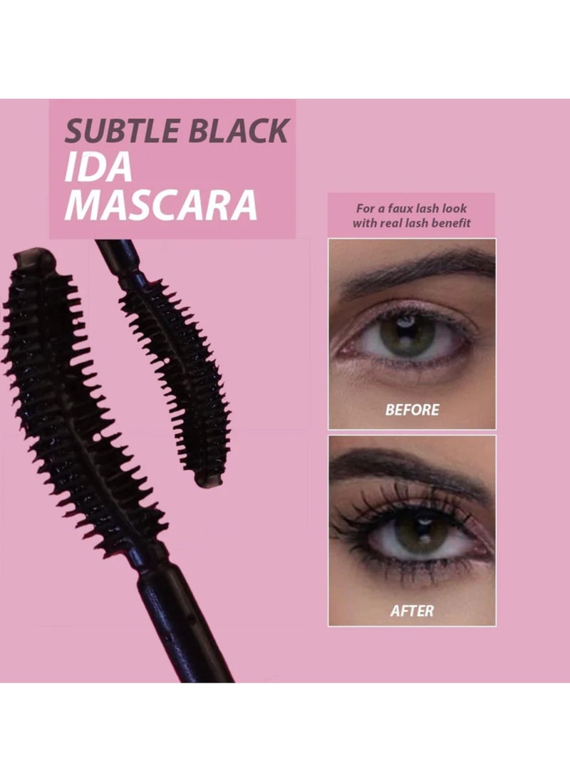 IDA Beauty Subtle Lash Luxuries Mascara | Waterproof, Smudge-Proof, 24-Hour Wear | Vitamin-Enriched, Vegan, Halal, Cruelty-Free  - Image 2