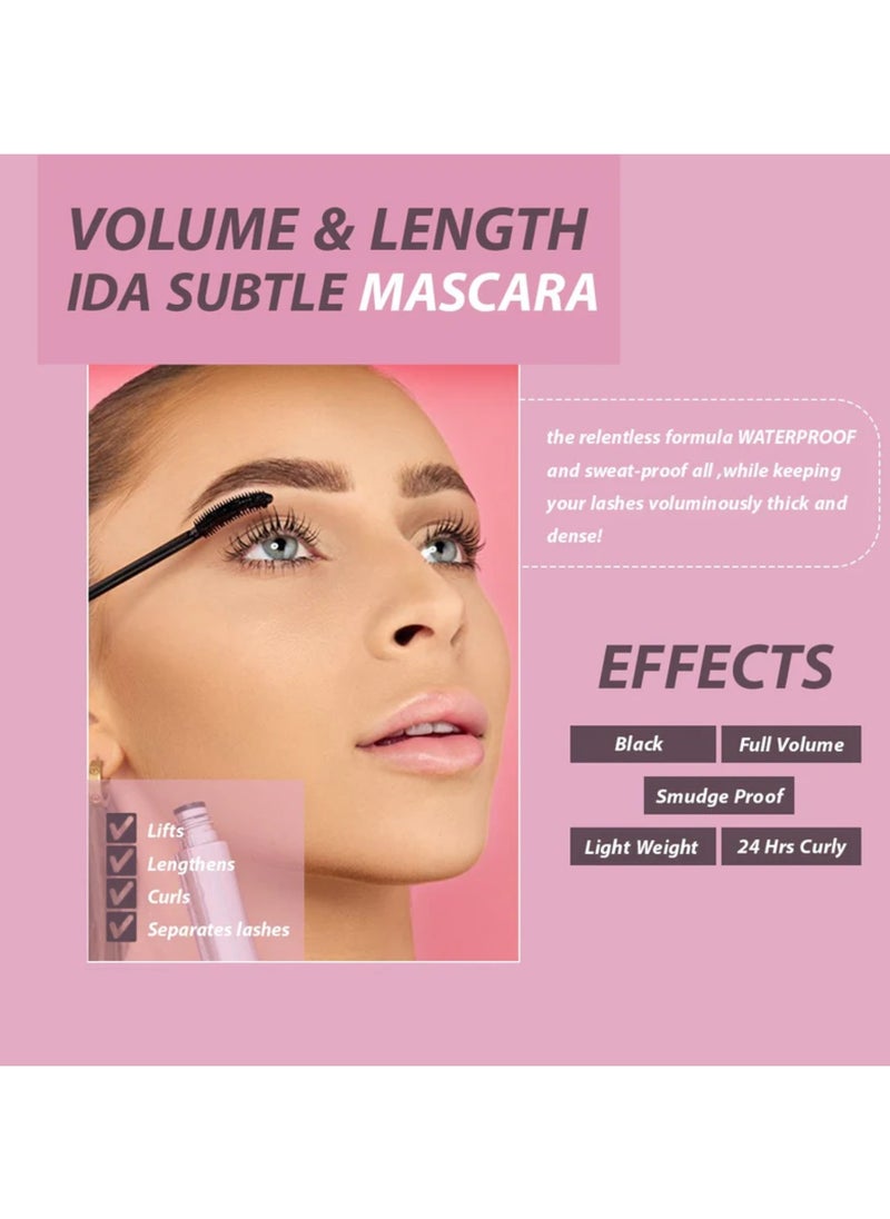 IDA Beauty Subtle Lash Luxuries Mascara | Waterproof, Smudge-Proof, 24-Hour Wear | Vitamin-Enriched, Vegan, Halal, Cruelty-Free  - Image 4