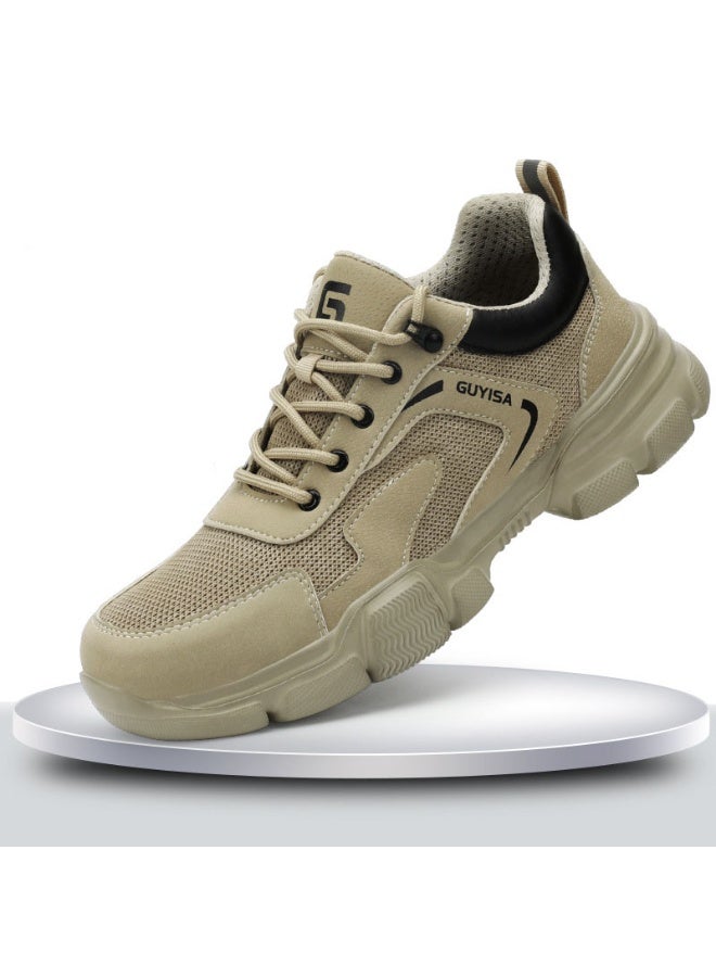 GUYISA Worker Safety Sports Shoe Brand Designer Safety Boots Protective Shoes Men's Fashionable Breathable Steel Toe Work Shoes - Image 1