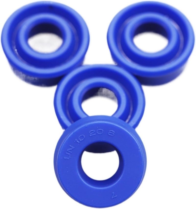 UN UHS 4 5 6 .3 7 8 10 11.2 12 14 Polyurethane PU Shaft Piston Rod U-Cup Seal O Ring Grooved Gasket Hydraulic Cylinder Oil(UN 5x10x5,Quantity-20Pieces) - Image 2