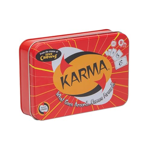 PlayMonster Karma Card Games for Kids Card Games for Adults Family Games Night Card Games for Families MultiPlayer Screen Free Travel Games Playing Cards What Goes Around Comes Around Ages 8 - Image 1