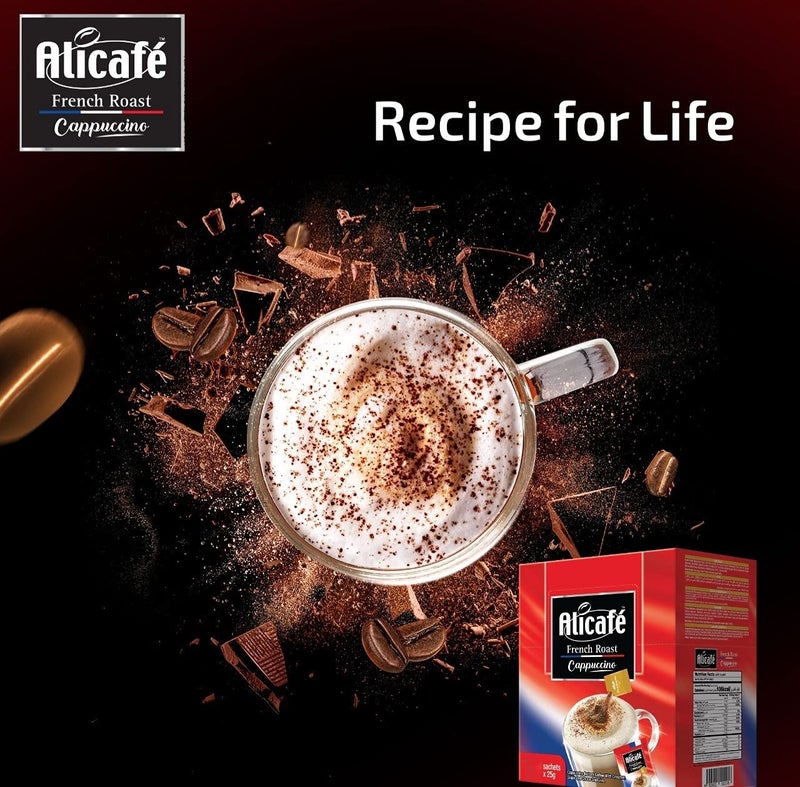 Alicafe French Roast Cappuccino (20 Sachets) 558g - Image 4