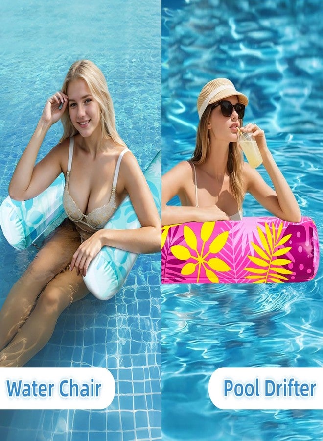 CLPCLP Inflatable Pool Floats Adult，5 Pack Multi-Purpose Pool Float Water Hammock，Pool Float Chair-Swimming Pool Raft，Pool Hammock Floaties for Adults Beach Vacation Essentials - Image 5