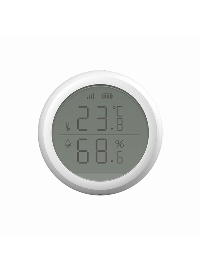 NIBEMINENT Automatic Intelligent WiFi Infrared Temperature Humidity Alarm Sensor White - Image 2