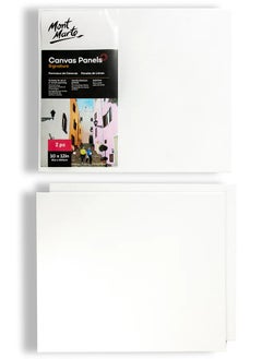 Mont Marte 2-Piece Canvas Panels 10x12 Inch Size  - Image 1