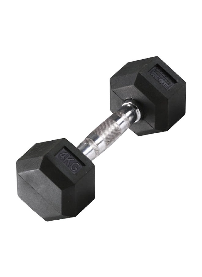 Hex Shaped Rubber Coated Dumbbell Black and Silver 4 kg BW-460-4KG - pzsku/ZBCFCA67D2FFCEB6D8E5EZ/45/_/1705842340/551f2e89-ea81-4fd8-97e0-2990147cc211