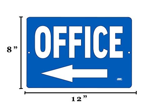 Rogue River Tactical Office Left Arrow Metal Tin Sign Business Retail Store Home Large Restaurant Bar Office Hotel Blue - Image 3