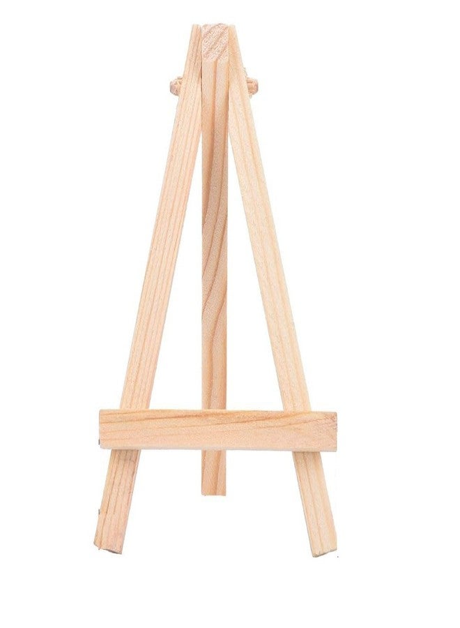 KRYTONE�.Fx 5 Inch Mini Wood Display Easel Artist Small Wooden Easel Stand Art Craft Painting Triangle Easel Canvas Holder Mini Easels Pack Tabletop Stand for Card Artist Photos Phone Wedding (20 Pcs) - Image 3