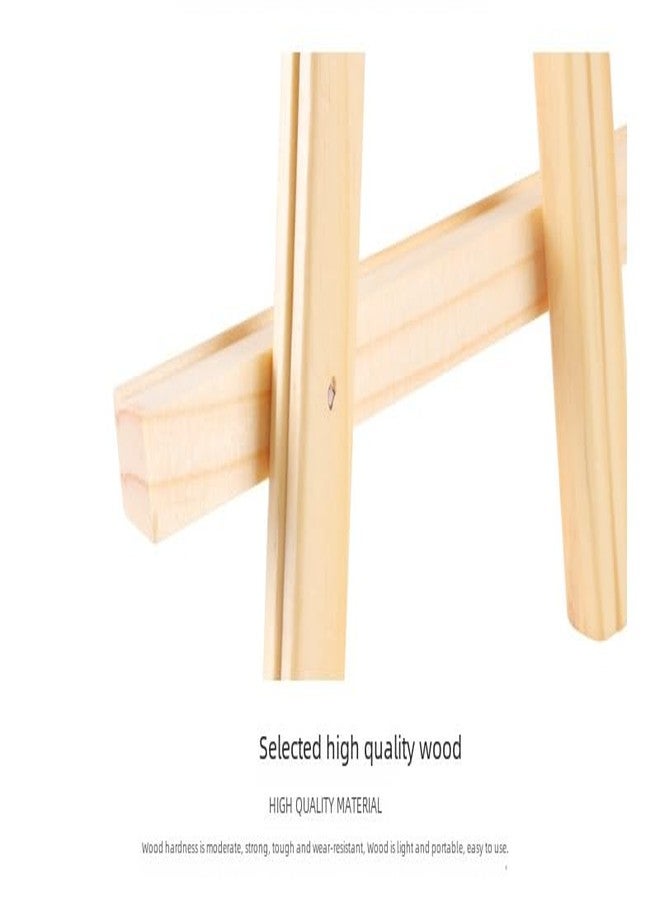 KRYTONE�.Fx 5 Inch Mini Wood Display Easel Artist Small Wooden Easel Stand Art Craft Painting Triangle Easel Canvas Holder Mini Easels Pack Tabletop Stand for Card Artist Photos Phone Wedding (20 Pcs) - Image 5