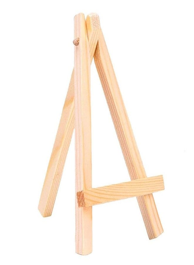 KRYTONE�.Fx 5 Inch Mini Wood Display Easel Artist Small Wooden Easel Stand Art Craft Painting Triangle Easel Canvas Holder Mini Easels Pack Tabletop Stand for Card Artist Photos Phone Wedding (20 Pcs) - Image 2