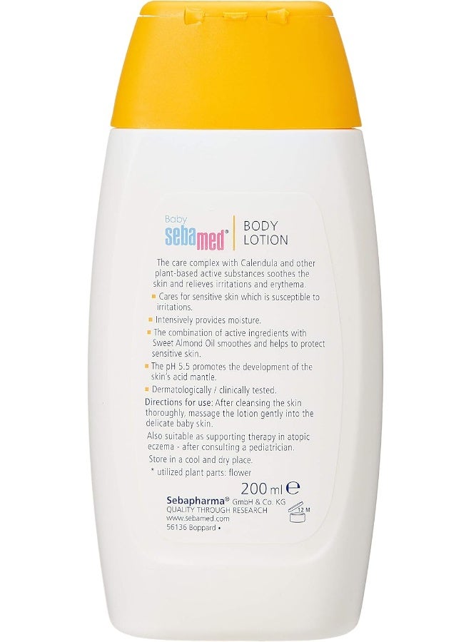 Sebamed Baby Body Lotion With Calendula (5%) - 200 Ml 200ml - Image 3