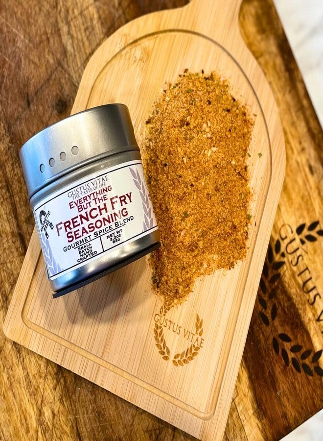 GUSTUS VITAE Everything But The French Fry Seasoning | Gourmet Spice Mix | All Natural, Non GMO | Hand Made, Small Batch Spice Blend | Made in USA | Artisanal Seasoning | GLP-1 Friendly | No MSG, Artificial Ingredients, Additives, Colors, or Flavors | Magnetic Tin | Ultra Premium | Gustus Vitae | #82 - Image 4