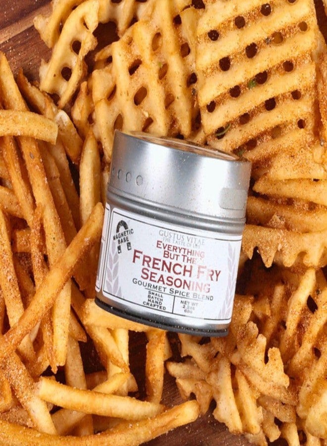 GUSTUS VITAE Everything But The French Fry Seasoning | Gourmet Spice Mix | All Natural, Non GMO | Hand Made, Small Batch Spice Blend | Made in USA | Artisanal Seasoning | GLP-1 Friendly | No MSG, Artificial Ingredients, Additives, Colors, or Flavors | Magnetic Tin | Ultra Premium | Gustus Vitae | #82 - Image 2