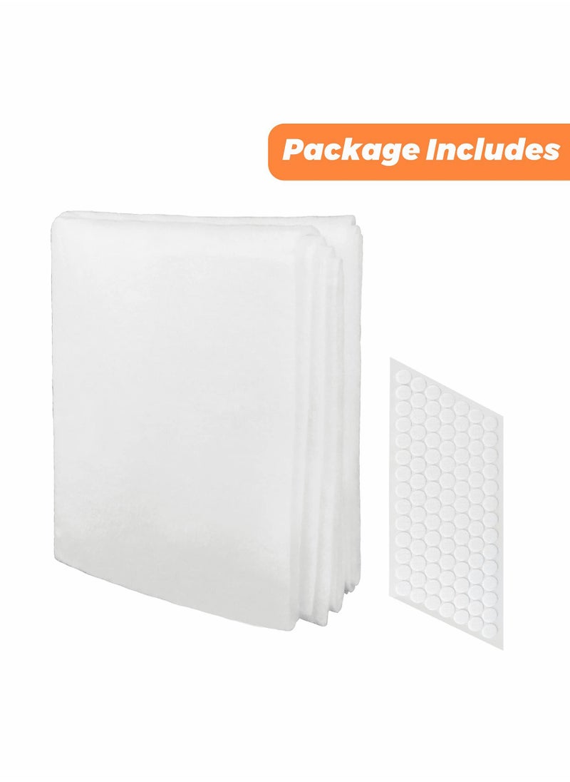 Excefore - Air Vent Register Filters Paper, Anti Dust Net Strainer, Air Condition Filter for Filter Air Conditioner Vent Filtration Dust Odors (10pcs 39 * 34cm) - Image 1