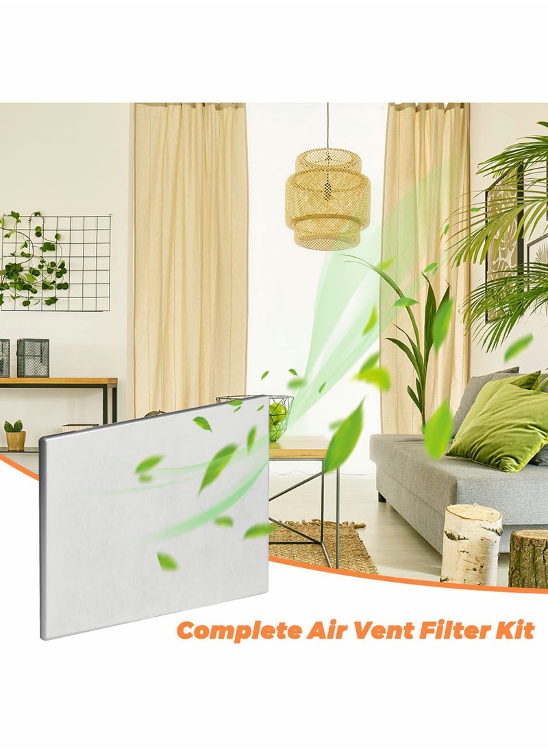 Excefore - Air Vent Register Filters Paper, Anti Dust Net Strainer, Air Condition Filter for Filter Air Conditioner Vent Filtration Dust Odors (10pcs 39 * 34cm) - Image 1
