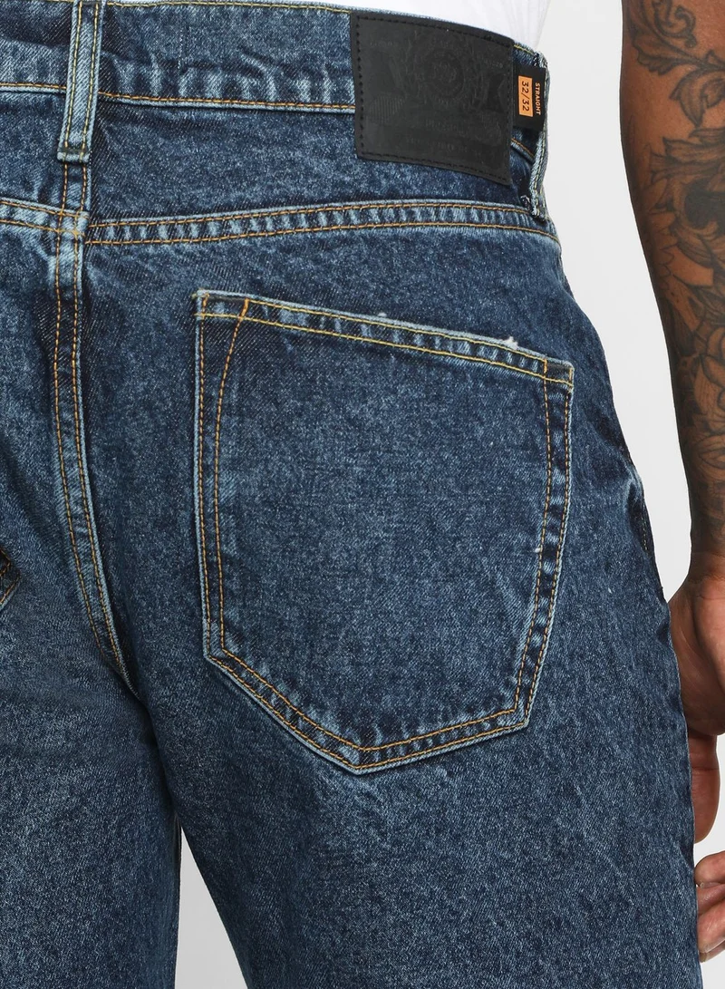 Superdry Dark Wash Straight Fit Jeans
