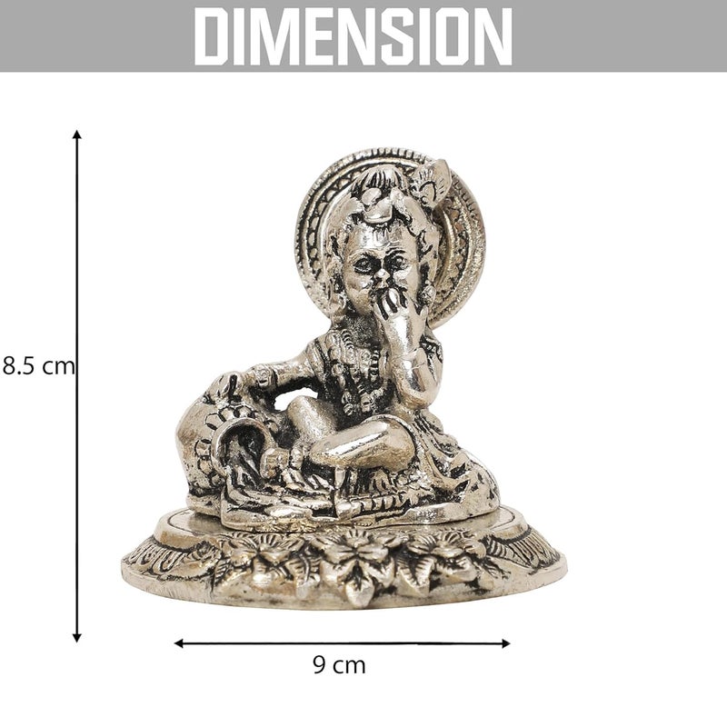 Lavanaya Silver God Idol Laddu Gopal Murti 115 Cm X 10 Cm X 11 Cm Silver Plated Showpiece Idols Gift Krishna Murti Krishna - Image 2