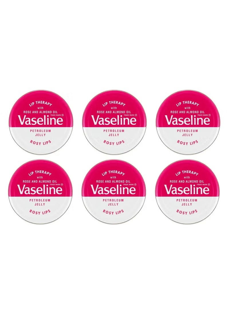Vaseline lip balm for treating pink lips, 20 grams, 6 pieces - Image 1
