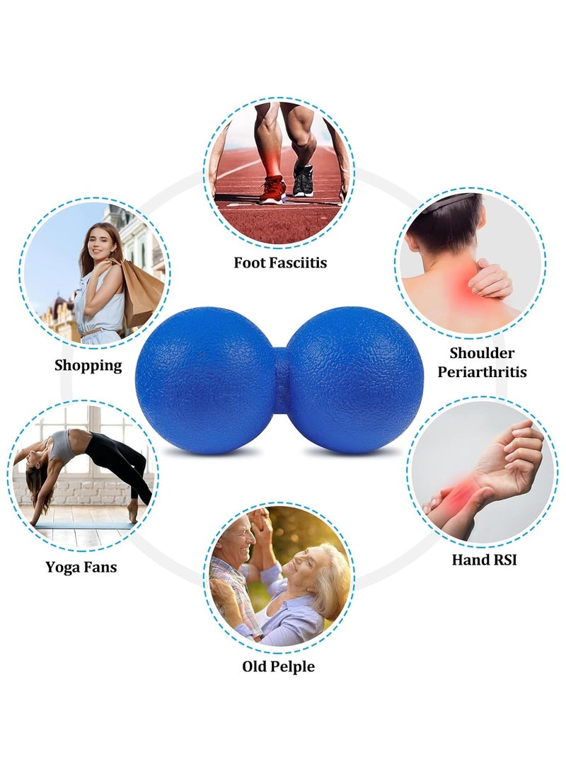 Loquat Peanut Massage Ball, 1PCS Hard Lacrosse Ball, Physical Therapy Massage Balls for Plantar Fasciitis Recovery and Tight Muscles Relax - Image 1