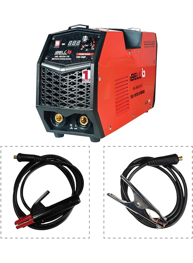 آي بيل آلة لحام قوس العاكس 220 78 متعددة المعادن من الفولاذ المقاوم للصدأ والحديد والفولاذ الكربوني والنحاس والألمنيوم والزنك Igbt 220A - Image 3