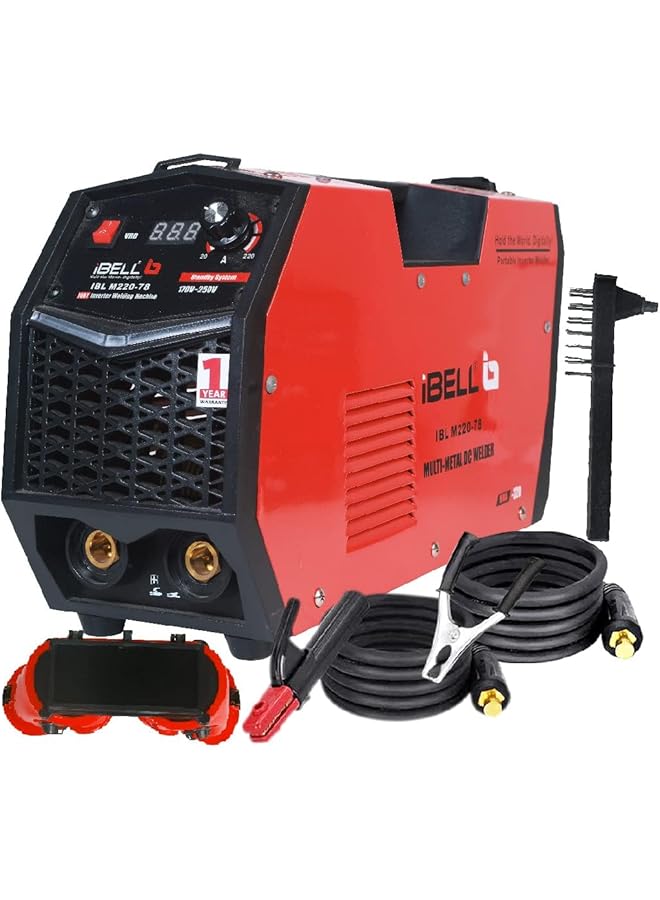 آي بيل آلة لحام قوس العاكس 220 78 متعددة المعادن من الفولاذ المقاوم للصدأ والحديد والفولاذ الكربوني والنحاس والألمنيوم والزنك Igbt 220A - Image 1