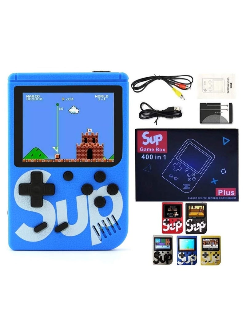 SUP SUP Game Box Plus 400 in 1 Retro Mini Gameboy Console 3.0 Inch - Portable Rechargeable Single Player