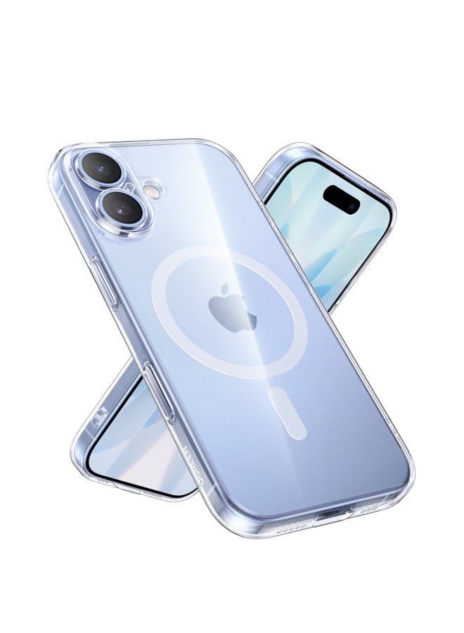 يو جرين كفر ايفون 17 Magsafe مغناطيسي قوي مع زر مصراع مطور ومؤخر للاصفرار جراب ايفون 17 حماية عسكرية مقاومة للخدش جراب هاتف 17 مغناطيسي متوافق مع ملحق ماجسيف - Image 1