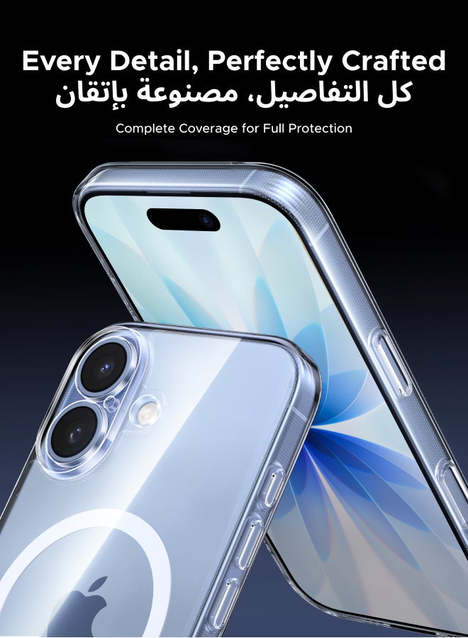 يو جرين كفر ايفون 17 Magsafe مغناطيسي قوي مع زر مصراع مطور ومؤخر للاصفرار جراب ايفون 17 حماية عسكرية مقاومة للخدش جراب هاتف 17 مغناطيسي متوافق مع ملحق ماجسيف - Image 5