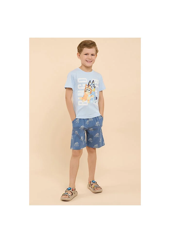 أر أند بي Bluey Print Shorts Pyjama Set