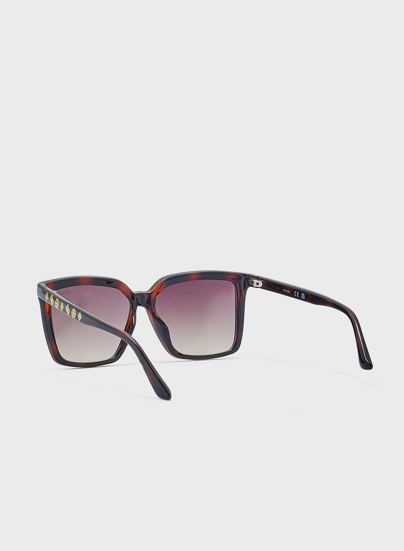 GUESS Square Uv-Protected Wayfarer Sunglasses - Image 3